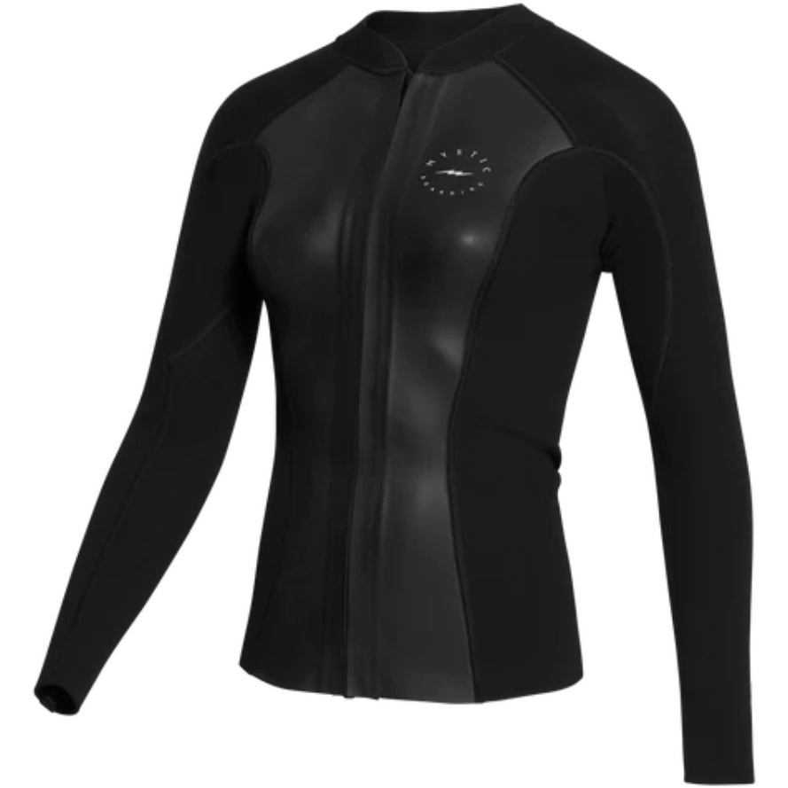 2025 Mystic Womens Sway 2mm Front Zip Neoprene Jacket 35001.230147 - Black